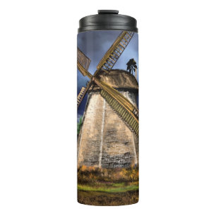 Niederlande Windmill Landscape Thermal Tumbler Thermosbecher