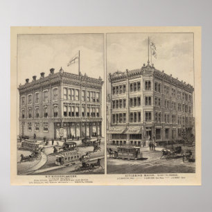 Niederlander und Bürger Bank, Wichita, Kansas Poster