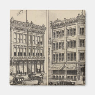 Niederlander und Citizens Bank, Wichita, Kansas Magnet