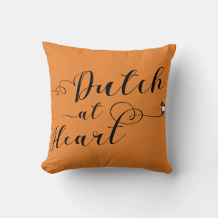 Niederländisch am Herz Throw Cushion, Holland Kissen