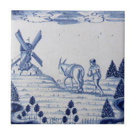 Niederländisch Delft Tile Antique Reproduction-22 Fliese