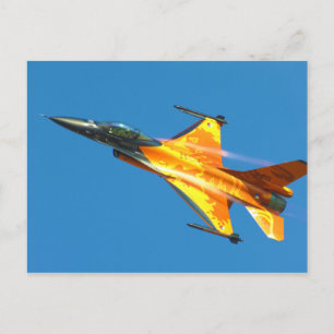Niederländisch F-16 Fighting Falcon Jet Airplane Postkarte