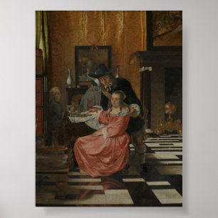 Niederländisch - Ludolf de Jongh Poster