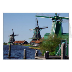 Niederländisch Red Green Zaanse Schans Dutch Windm