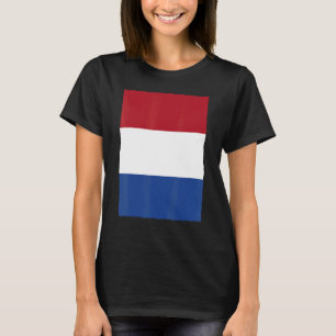 Niederländisch Retro Vintage Nationalflagge Nieder T-Shirt
