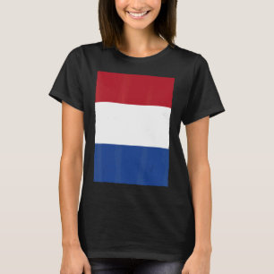 Niederländisch Retro Vintage Nationalflagge Nieder T-Shirt