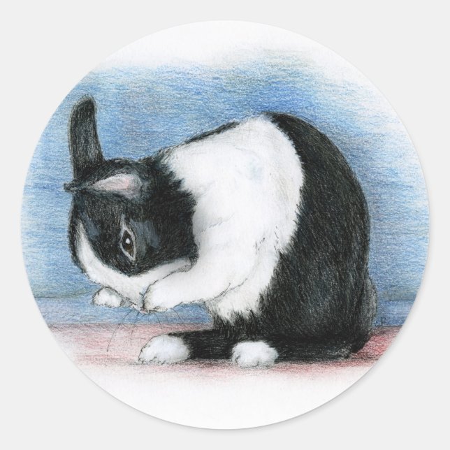 Niederländisch Runder Aufkleber (Vorderseite)