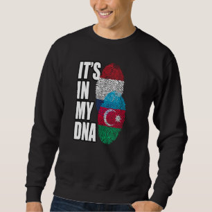 Niederländisch und Aserbaidschan - DNA-Fahne Sweatshirt