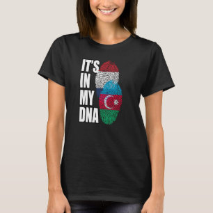 Niederländisch und Aserbaidschan - DNA-Fahne T-Shirt