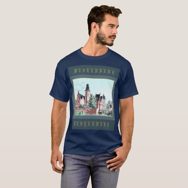 Niederländisch van Westervelt Familiencoat von Arm T-Shirt (Vorne ganz)