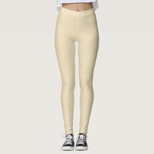 Niederländisch Weiß Einfarbig Leggings