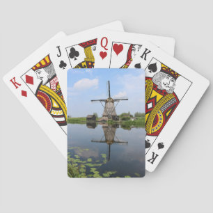 Niederländisch Windmill Kinderdijk Holland Spielkarten
