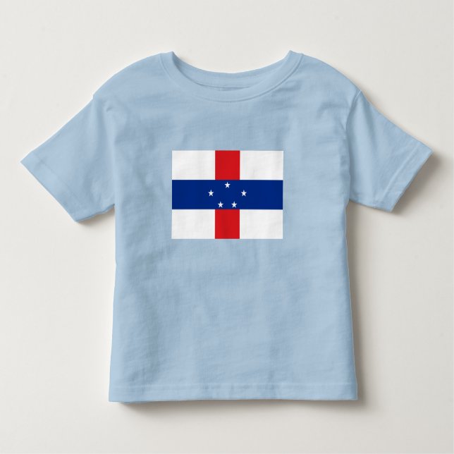 Niederländische Antillen-Flagge Kleinkind T-shirt (Vorderseite)
