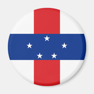 Niederländische Antillen-Flagge Magnet