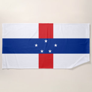Niederländische Antillen-Flagge Strandtuch