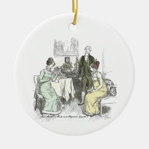 Niederländische Bemerkungen Jane Austen Pride und  Keramik Ornament