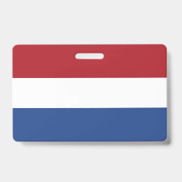 niederländische Flagge Ausweis