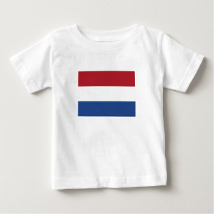 Niederländische Flagge Baby T-shirt