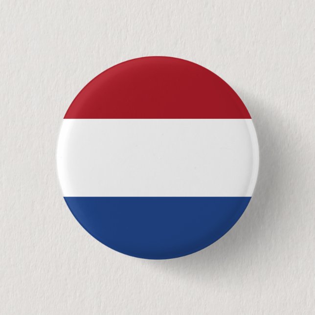Niederländische Flagge Button (Vorderseite)