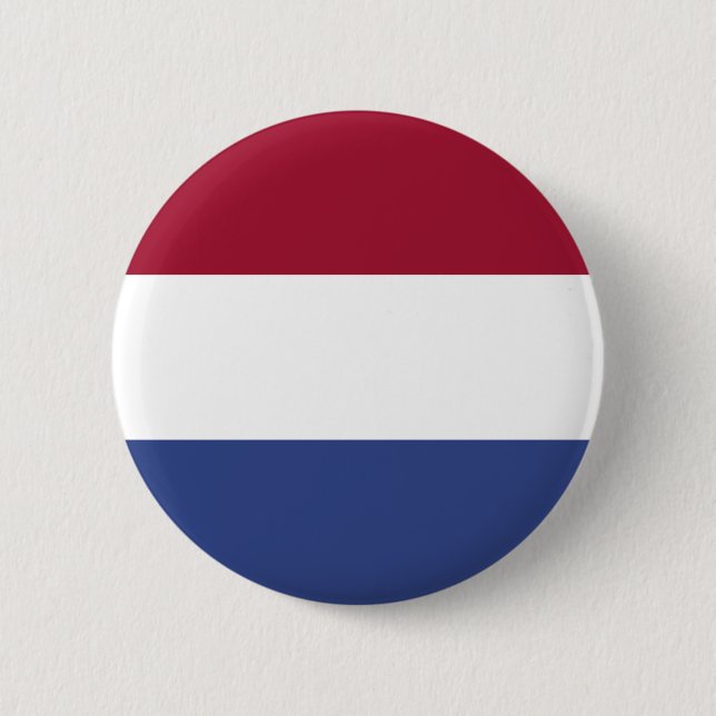 Niederländische Flagge Button (Vorderseite)
