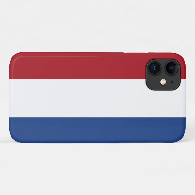 Niederländische Flagge Case-Mate iPhone Hülle (Rückseite (Horizontal))