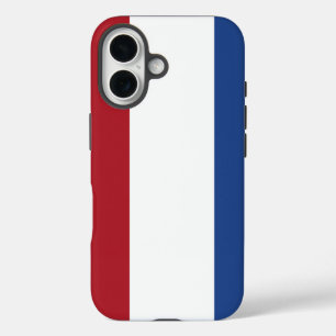 Niederländische Flagge iPhone 16 Hülle