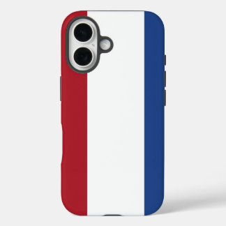 Niederländische Flagge iPhone 16 Hülle