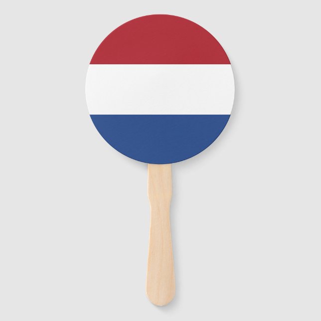 Niederländische Flagge Fächer (Vorderseite)
