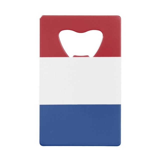 Niederländische Flagge Geldbeutel Flaschenöffner (Vorderseite)