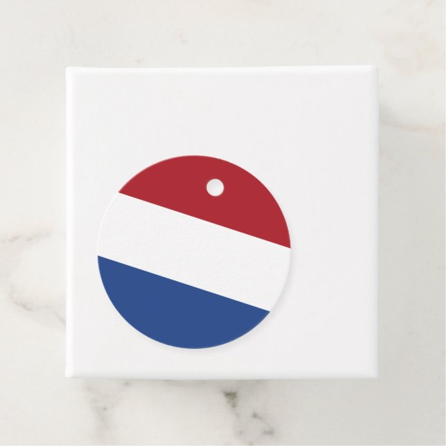 niederländische Flagge Geschenkanhänger (Beispiel)