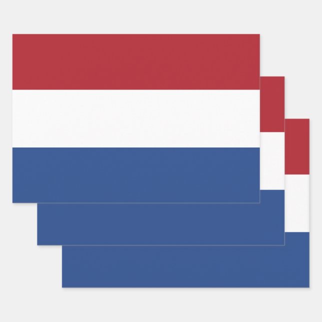 Niederländische Flagge Geschenkpapier Set (Set)