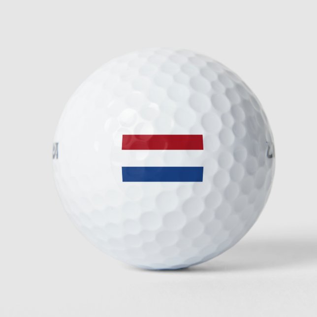 Niederländische Flagge Golfball (Vorderseite)