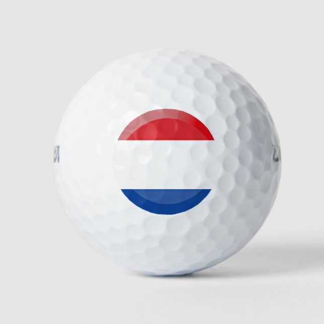 Niederländische Flagge Golfball (Vorderseite)