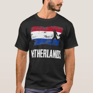 Niederländische Flagge Jersey Dutch Soccer Team D T-Shirt