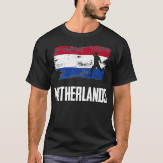 Niederländische Flagge Jersey Dutch Soccer Team Du T-Shirt