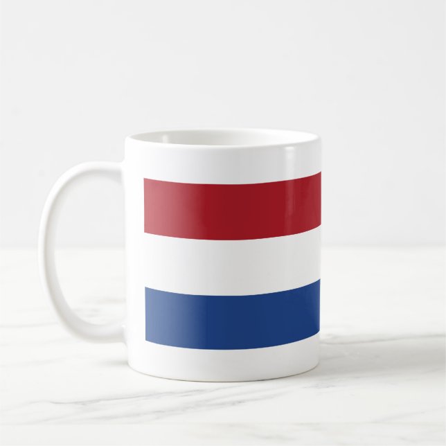 Niederländische Flagge Kaffeetasse (Links)