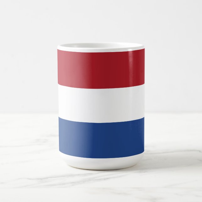 niederländische Flagge Kaffeetasse (Mittel)