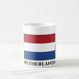 Niederländische Flagge Kaffeetasse