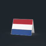 Niederländische Flagge Karte<br><div class="desc">Anpassbare World Flag Produkte - Fühlen Sie sich frei,  Ihren eigenen Text hinzuzufügen.</div>