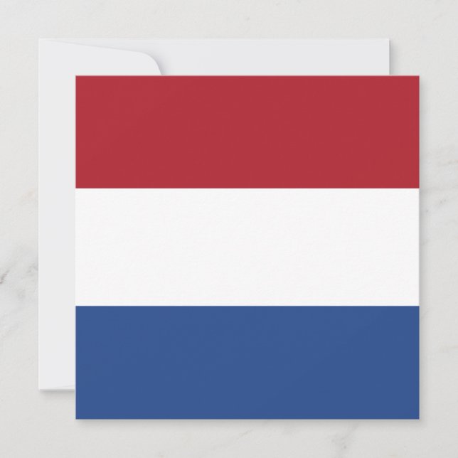Niederländische Flagge Karte (Vorderseite)