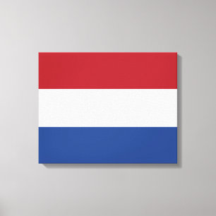 Niederländische Flagge Leinwanddruck
