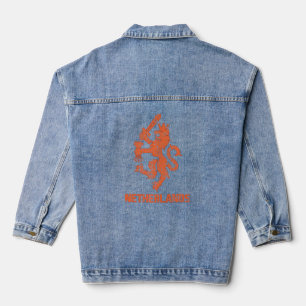 Niederländische Flagge Lion Nederland Internationa Jeansjacke