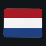 Niederländische Flagge Magnet<br><div class="desc">Suchen Sie "wowsmiley" nach weiteren Produkten wie diesem.</div>