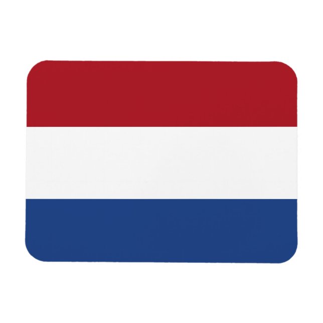 Niederländische Flagge Magnet (Horizontal)