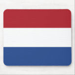 Niederländische Flagge Mousepad<br><div class="desc">Niederländische Flagge</div>