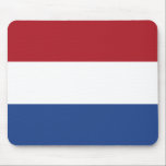 Niederländische Flagge Mousepad<br><div class="desc">Niederländische Flagge</div>