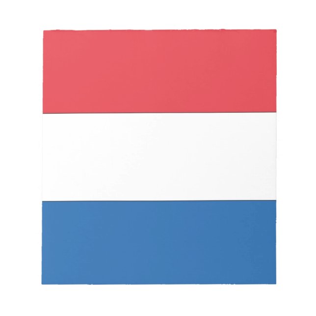 Niederländische Flagge Notizblock (Vorderseite)
