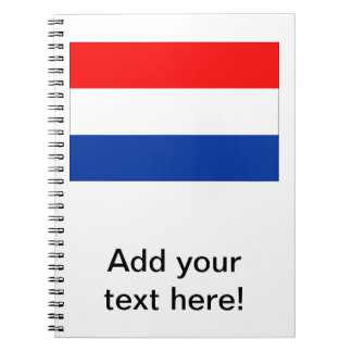 Niederländische Flagge Notizblock