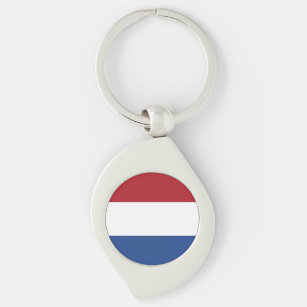Niederländische Flagge Schlüsselanhänger