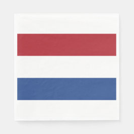 Niederländische Flagge Serviette